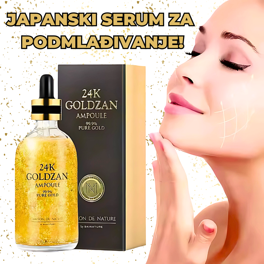 JAPANSKI SERUM ZA PODMLAĐIVANJE OD ČISTOG 24K ZLATA